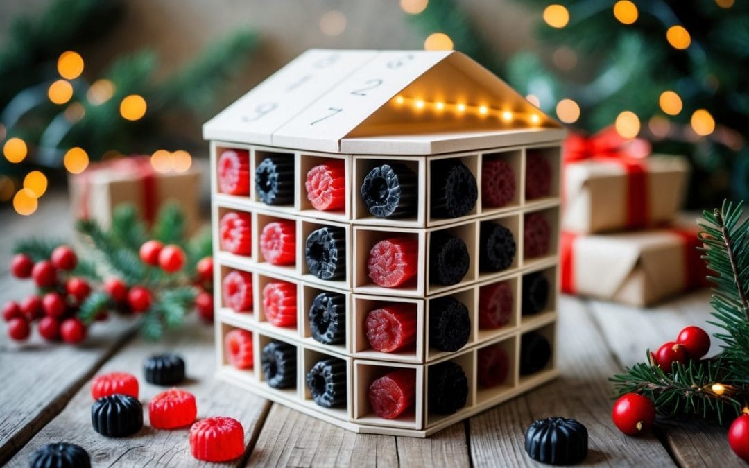 Den perfekte julekalender med lakrids til værtinden